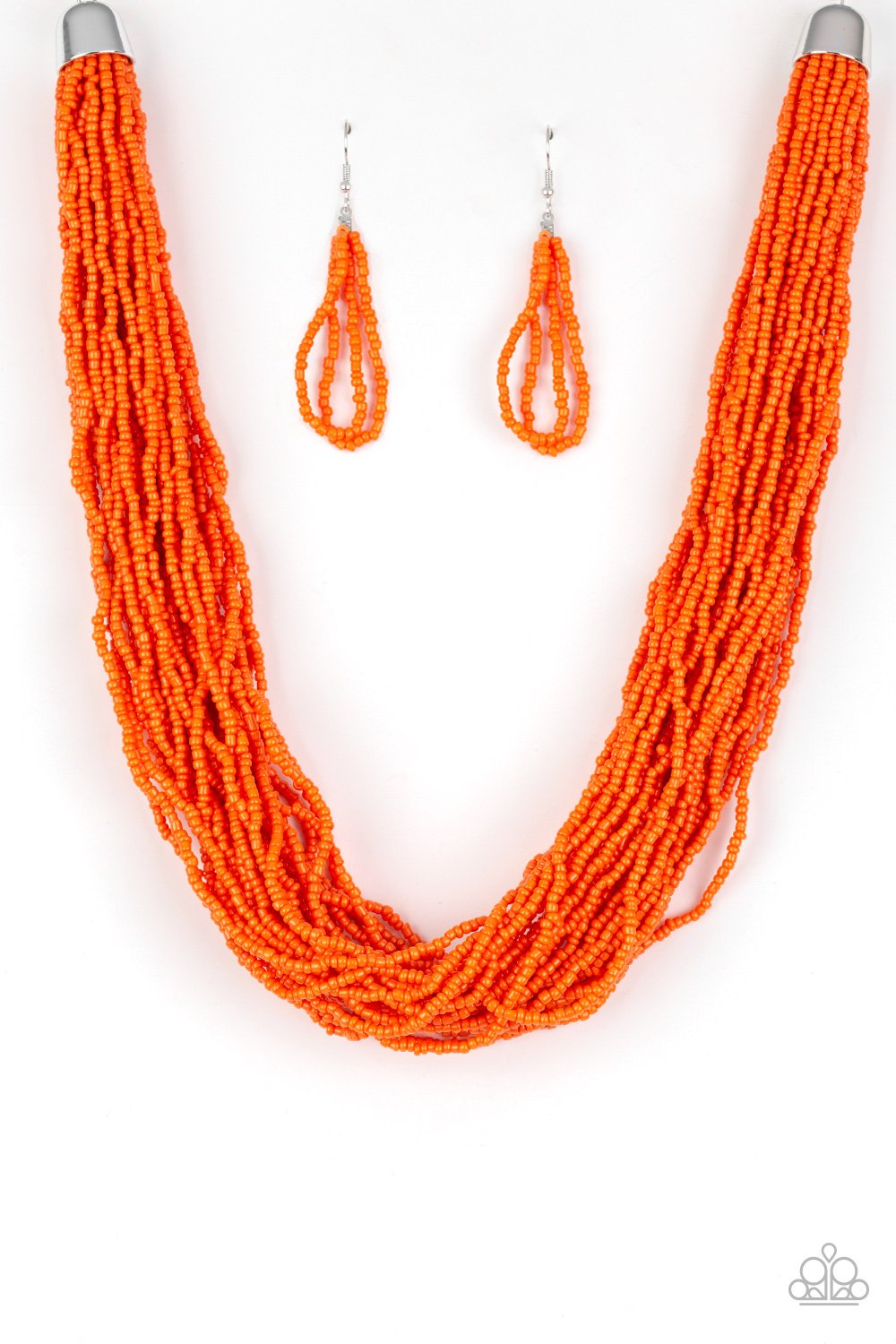 The Show Must Congo On Orange Necklace