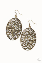 Load image into Gallery viewer, Way Out of Line Copper Earrings
