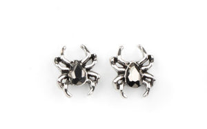 Starlet Shimmer - Hematite Spider Earrings
