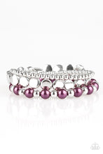 Load image into Gallery viewer, Girly Girl Glamour Bracelet Purple
