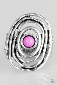 Colorfully Chaotic Purple Ring
