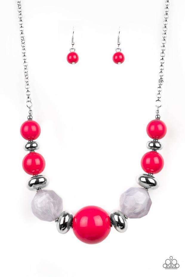 Daytime Drama Red Necklace