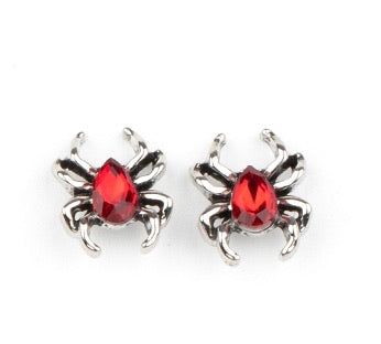 Starlet Shimmer - Red Spider Earrings