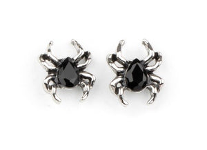 Starlet Shimmer- Black Spider Earrings