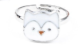 Starlet Shimmer-Owl Ring