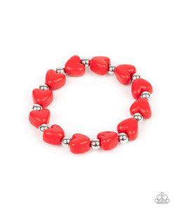 Starlet Shimmer Bracelet - Red