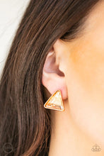 Load image into Gallery viewer, Timeless In Triangles - Gold Clip on
