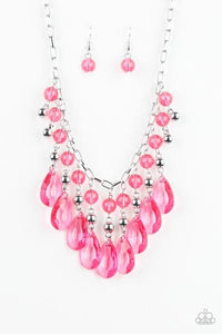 Beauty School Drop Out Pink Necklace