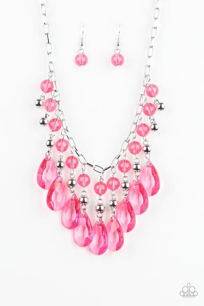 Beauty School Drop Out Pink Necklace