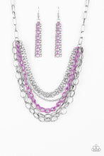 Load image into Gallery viewer, Color Bomb Necklace Purple

