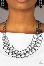Load image into Gallery viewer, Metro Maven Black Necklace
