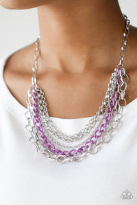 Color Bomb Necklace Purple
