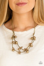 Load image into Gallery viewer, Wedding Belles Necklace Brass
