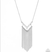Load image into Gallery viewer, Alpha Glam White Necklace
