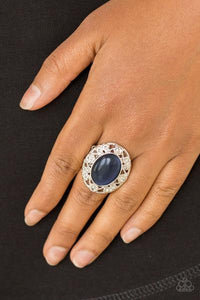Moonlit Marigold  Blue Ring