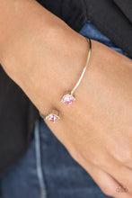 Load image into Gallery viewer, Totally Traditinal Silver Pink Bracelet
