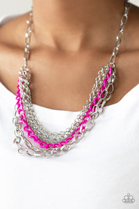 Color Bomb Necklace Pink