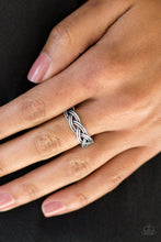 Load image into Gallery viewer, Step Up To The Plait Silver Ring
