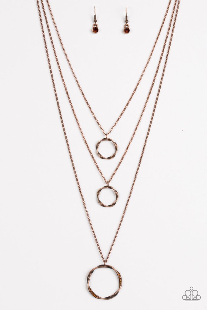 Timelessly Twisted Necklace Copper